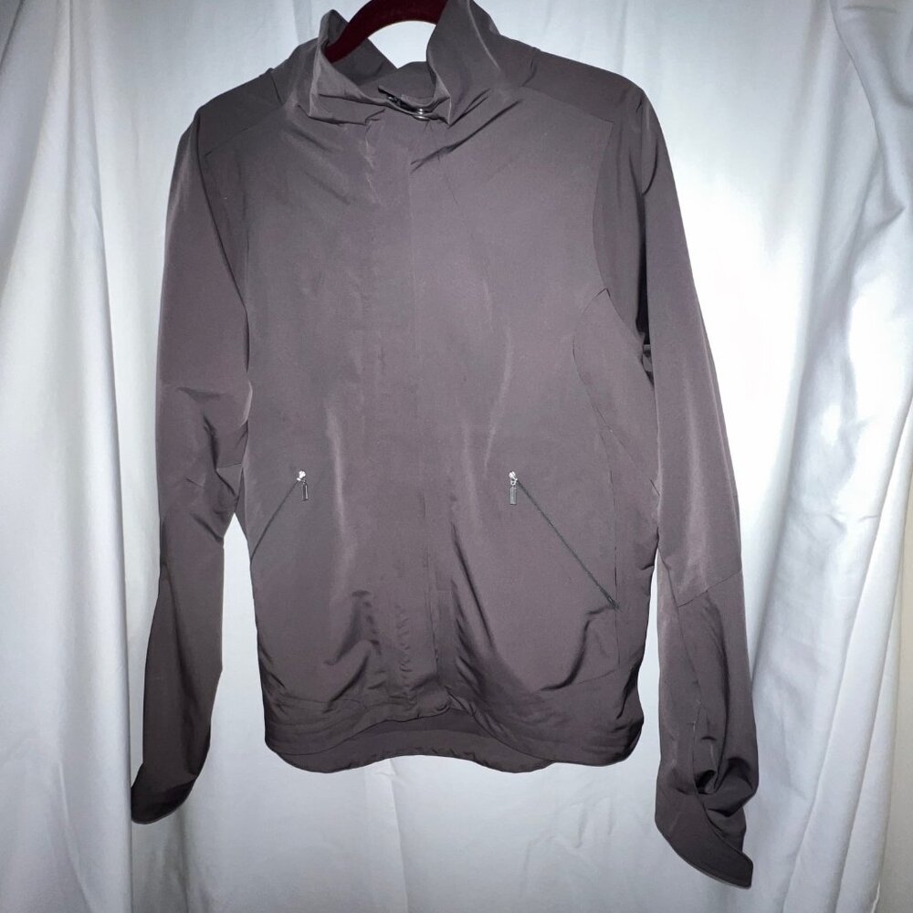 NAU Gray 100% Recycled Polyester Lightweight Jacket - Size Women's Large